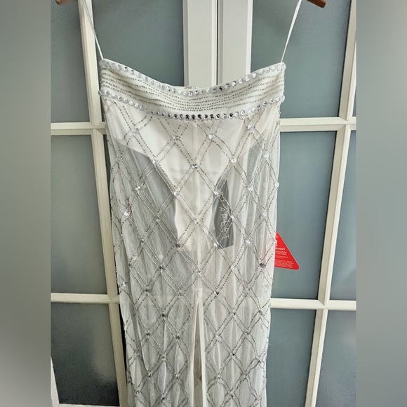 Starlet High Waist Diamond Embellished Skirt - Picture 7 of 8